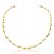 Colar de aro dourado banho em ouro 18k - Imagem 1