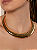 Anel dourado liso banho em ouro 18k - Imagem 4