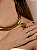Anel dourado liso banho em ouro 18k - Imagem 2