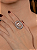 Anel luxo regulável cravejado de zircônia cristal com caneta de ródio branco banho em ouro 18k - Imagem 4