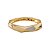 Bracelete com detalhe cravejado de zircônia cristal banho em ouro 18k - Imagem 1