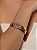 Bracelete com detalhe cravejado de zircônia cristal banho em ouro 18k - Imagem 2