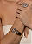 Bracelete com detalhe cravejado de zircônia cristal banho em ouro 18k - Imagem 3