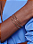 Bracelete liso banho em ouro 18k - Imagem 2