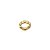 Piercing fake liso banho em Ouro 18k - Imagem 1