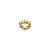 Piercing fake liso banho em Ouro 18k - Imagem 1