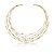 Colar de aro dourado liso banho em ouro 18k - Imagem 1
