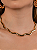 Colar de aro dourado liso banho em ouro 18k - Imagem 4