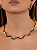 Colar de aro dourado liso banho em ouro 18k - Imagem 2