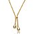Colar dourado liso banho em ouro 18k - Imagem 1