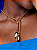 Colar dourado liso banho em ouro 18k - Imagem 2