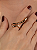 Anel dourado liso banho em ouro 18k - Imagem 2