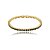 Pulseira de riviera cravejado de zircônia ônix banho em Ouro 18k - Imagem 1