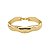Bracelete dourado liso banho em ouro 18k - Imagem 1