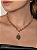 Colar de corrente com pingente religioso cravejado banho em ouro 18k - Imagem 3