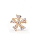 Broche de flor cravejado de zircônia cristal banho em ouro 18k - Imagem 1