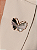 Broche de borboleta cravejado de zircônia cristal e madre pérola banho em ouro 18k - Imagem 2