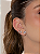 Brinco de trio cravejado de zircônia 5A cristal banho em ouro 18k - Imagem 3