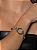 Pulseira lisa banho em ródio branco - Imagem 2