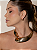 Brinco de argola liso banho em ouro 18k - Imagem 3