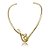 Aro dourado liso banho em ouro 18k - Imagem 1