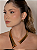 Brinco de base dourado liso banho em ouro 18k - Imagem 3