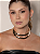 Brinco de base dourado liso banho em ouro 18k - Imagem 3