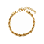 Pulseira De Corrente Torçal Lisa Dourada – Banho em Ouro 18K - Imagem 2