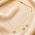 Conjunto Ponto de Luz Quadrado com Zircônia Cristal – Banho em Ouro 18K - Imagem 1