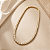 Colar Riviera Cravejado com Zircônias Cristal – Banho em Ouro 18K - Imagem 2