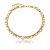 Colar de corrente dourada com detalhe de pérola shell banho em ouro 18k - Imagem 1