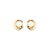 Brinco de base dourado com pérola shell banho em ouro 18k - Imagem 2