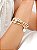 Pulseira dupla com pérola shell banho em ouro 18k - Imagem 3