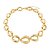 Colar de corrente dourado liso banho em ouro 18k - Imagem 2