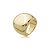 Anel dourado liso banho em ouro 18k - Imagem 1