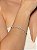 Pulseira cravejada de zircônia cristal banho em ródio branco - Imagem 2