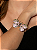 Conjunto luxo de bracelete e brinco borboleta cravejado de zircônia esmeralda banho em ouro 18k - Imagem 3