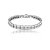 Pulseira cravejada de zircônia cristal banho em ródio branco - Imagem 1