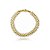 Pulseira cravejada de zircônia cristal banho em Ouro 18k - Imagem 1