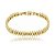Pulseira cravejada de zircônia cristal banho em Ouro 18k - Imagem 1
