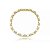 Pulseira cravejada de zircônia cristal banho em Ouro 18k - Imagem 1