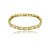 Pulseira cravejada de zircônia cristal banho em Ouro 18k - Imagem 1