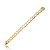 Pulseira de corrente com detalhes em zircônia cristal banho em ouro 18k - Imagem 1
