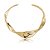 Colar de aro liso banho em ouro 18k - Imagem 2