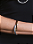 Bracelete liso acetinado banho duplo - Imagem 2