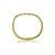 Pulseira de malha snake lisa banho em ouro 18k - Imagem 1