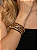 Pulseira de malha snake lisa banho em ouro 18k - Imagem 2
