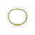 Pulseira de malha snake lisa banho em ouro 18k - Imagem 1