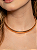 Colar de malha snake lisa banho em ouro 18k - Imagem 2