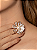 Conjunto de pingente e brinco de madre pérola com zircônia cristal banho em ouro 18k - Imagem 4